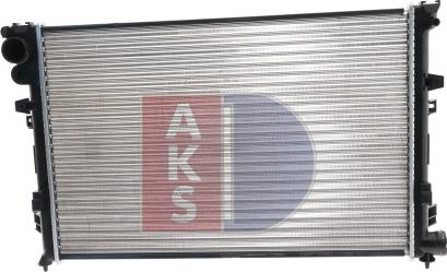 AKS Dasis 060570N - Радіатор, охолодження двигуна autocars.com.ua