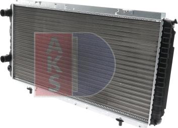 AKS Dasis 060610N - Радіатор, охолодження двигуна autocars.com.ua