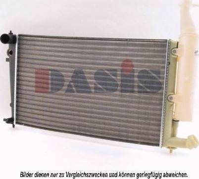 AKS Dasis 060850N - Радиатор, охлаждение двигателя autodnr.net