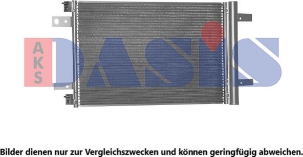 AKS Dasis 062025N - Конденсатор кондиционера autodnr.net
