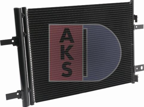 AKS Dasis 062026N - Конденсатор кондиционера autodnr.net