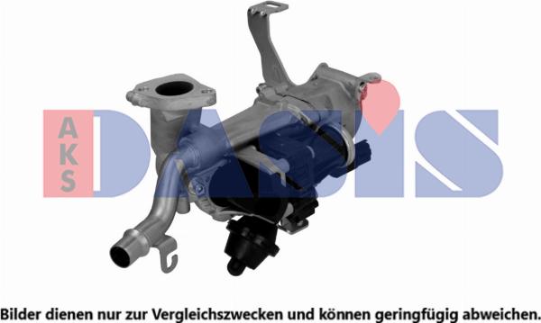 AKS Dasis 065029N - Радіатор, рециркуляція ОГ autocars.com.ua
