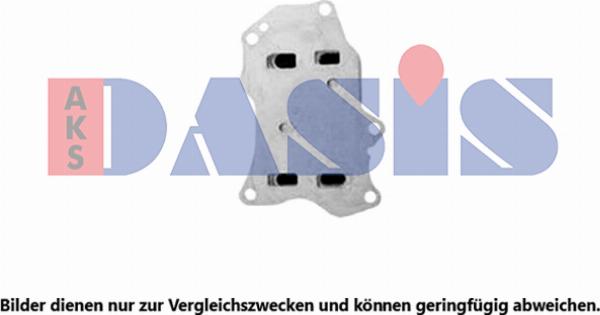 AKS Dasis 066032N - Масляний радіатор, рухове масло autocars.com.ua