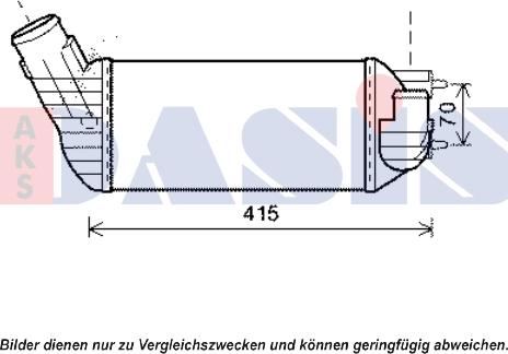 AKS Dasis 067015N - Интеркулер autocars.com.ua