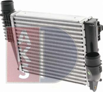 AKS Dasis 067025N - Интеркулер autocars.com.ua
