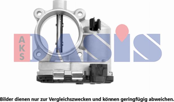AKS Dasis 067029N - Патрубок дросельної заслінки autocars.com.ua