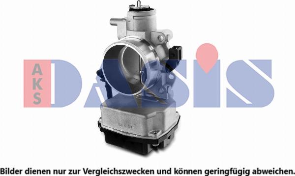 AKS Dasis 067034N - Патрубок дросельної заслінки autocars.com.ua