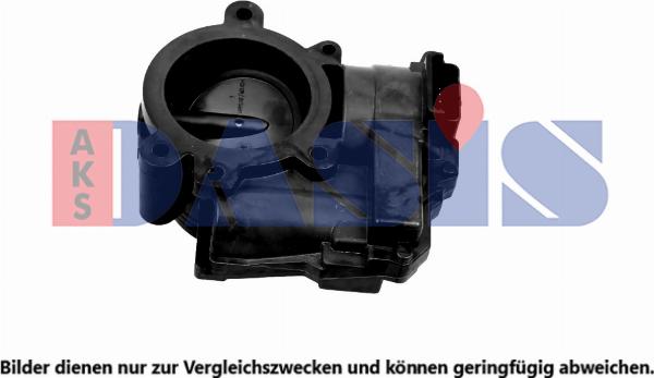 AKS Dasis 067035N - Патрубок дросельної заслінки autocars.com.ua