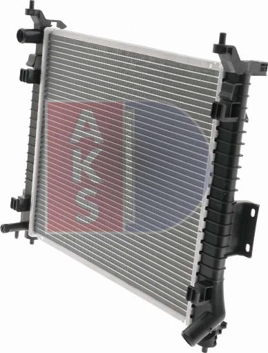 AKS Dasis 070018N - Радіатор, охолодження двигуна autocars.com.ua