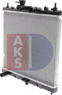 AKS Dasis 070078N - Радіатор, охолодження двигуна autocars.com.ua