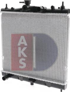 AKS Dasis 070078N - Радіатор, охолодження двигуна autocars.com.ua