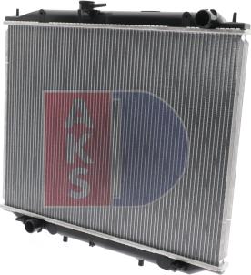 AKS Dasis 070142N - Радиатор, охлаждение двигателя autodnr.net