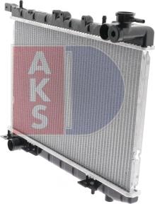 AKS Dasis 070450N - Радіатор, охолодження двигуна autocars.com.ua