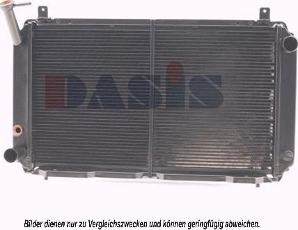 AKS Dasis 071230N - Радіатор, охолодження двигуна autocars.com.ua