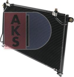 AKS Dasis 072018N - Конденсатор, кондиціонер autocars.com.ua
