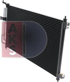 AKS Dasis 072021N - Конденсатор, кондиціонер autocars.com.ua