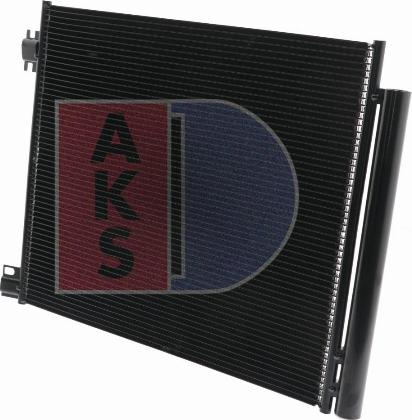 AKS Dasis 072058N - Конденсатор, кондиціонер autocars.com.ua