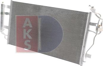 AKS Dasis 072063N - Конденсатор, кондиціонер autocars.com.ua