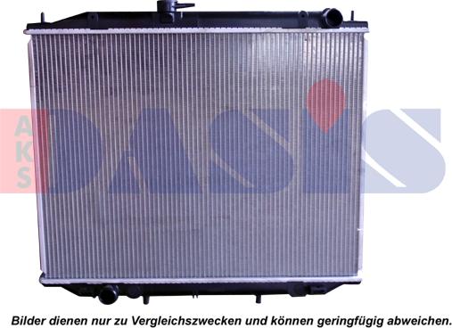 AKS Dasis 072290N - Радиатор, охлаждение двигателя autodnr.net