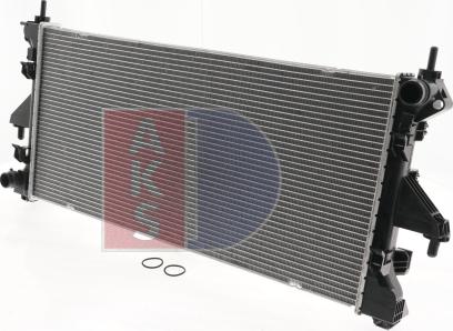 AKS Dasis 080017N - Радіатор, охолодження двигуна autocars.com.ua