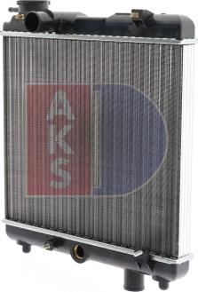 AKS Dasis 080020N - Радіатор, охолодження двигуна autocars.com.ua