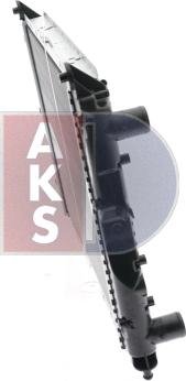 AKS Dasis 080031N - Радіатор, охолодження двигуна autocars.com.ua