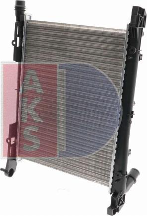 AKS Dasis 080045N - Радіатор, охолодження двигуна autocars.com.ua