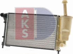 AKS Dasis 080064N - Радіатор, охолодження двигуна autocars.com.ua