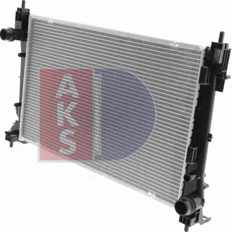 AKS Dasis 080104N - Радіатор, охолодження двигуна autocars.com.ua