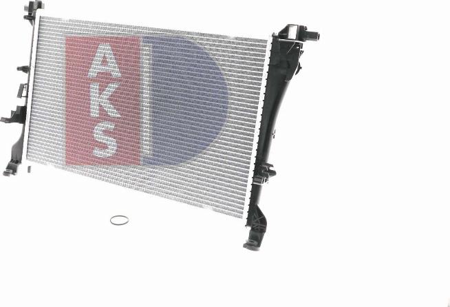 AKS Dasis 080134N - Радіатор, охолодження двигуна autocars.com.ua