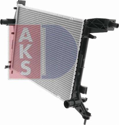 AKS Dasis 080135N - Радіатор, охолодження двигуна autocars.com.ua