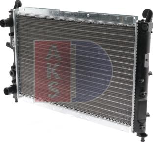 AKS Dasis 080330N - Радиатор, охлаждение двигателя autodnr.net