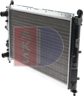 AKS Dasis 080330N - Радіатор, охолодження двигуна autocars.com.ua