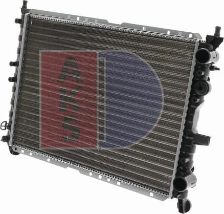 AKS Dasis 080340N - Радіатор, охолодження двигуна autocars.com.ua