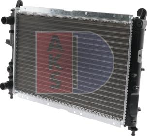 AKS Dasis 080650N - Радиатор, охлаждение двигателя autodnr.net