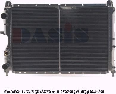 AKS Dasis 080700N - Радиатор, охлаждение двигателя autodnr.net
