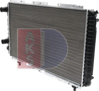 AKS Dasis 080900N - Радіатор, охолодження двигуна autocars.com.ua