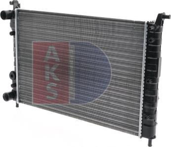 AKS Dasis 081030N - Радиатор, охлаждение двигателя autodnr.net
