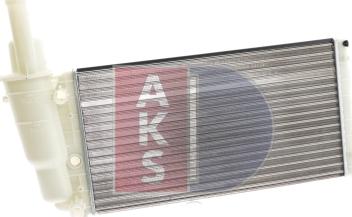 AKS Dasis 081350N - Радіатор, охолодження двигуна autocars.com.ua