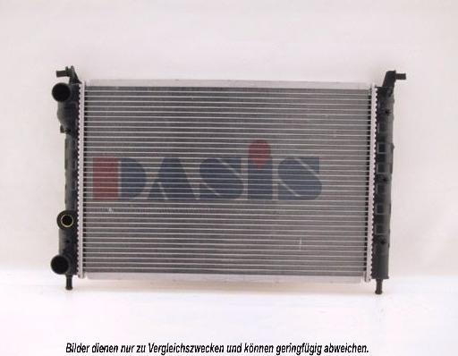 AKS Dasis 081560N - Радиатор, охлаждение двигателя autodnr.net