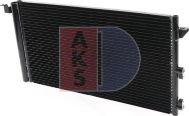 AKS Dasis 082020N - Конденсатор, кондиціонер autocars.com.ua