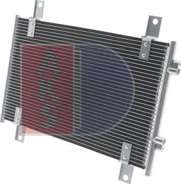 AKS Dasis 082035N - Конденсатор, кондиціонер autocars.com.ua