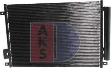 AKS Dasis 082041N - Конденсатор, кондиціонер autocars.com.ua