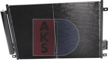 AKS Dasis 082041N - Конденсатор, кондиціонер autocars.com.ua