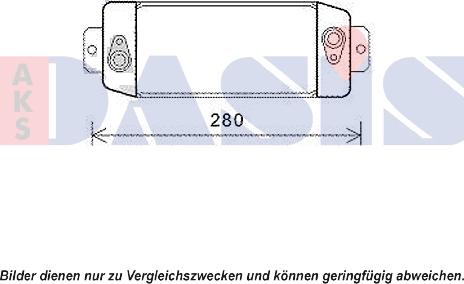 AKS Dasis 086004N - Масляний радіатор, рухове масло autocars.com.ua