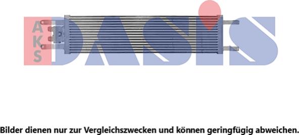 AKS Dasis 086007N - Масляний радіатор, рухове масло autocars.com.ua