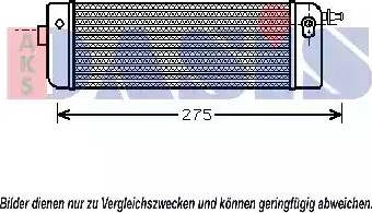 AKS Dasis 086090N - Масляний радіатор, рухове масло autocars.com.ua