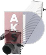 AKS Dasis 087019N - Интеркулер autocars.com.ua