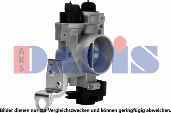 AKS Dasis 087039N - Патрубок дросельної заслінки autocars.com.ua