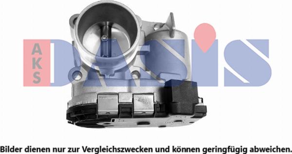AKS Dasis 087041N - Патрубок дросельної заслінки autocars.com.ua